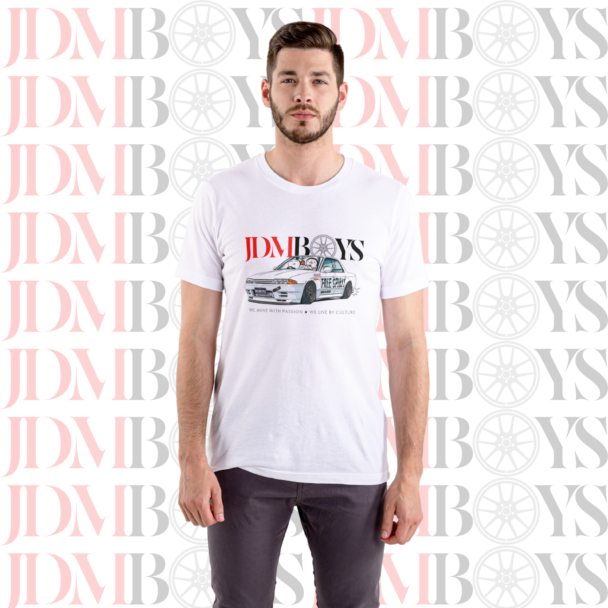 Playera JDMBoys ★ Nissan Skyline GTR R32 Free Spirit