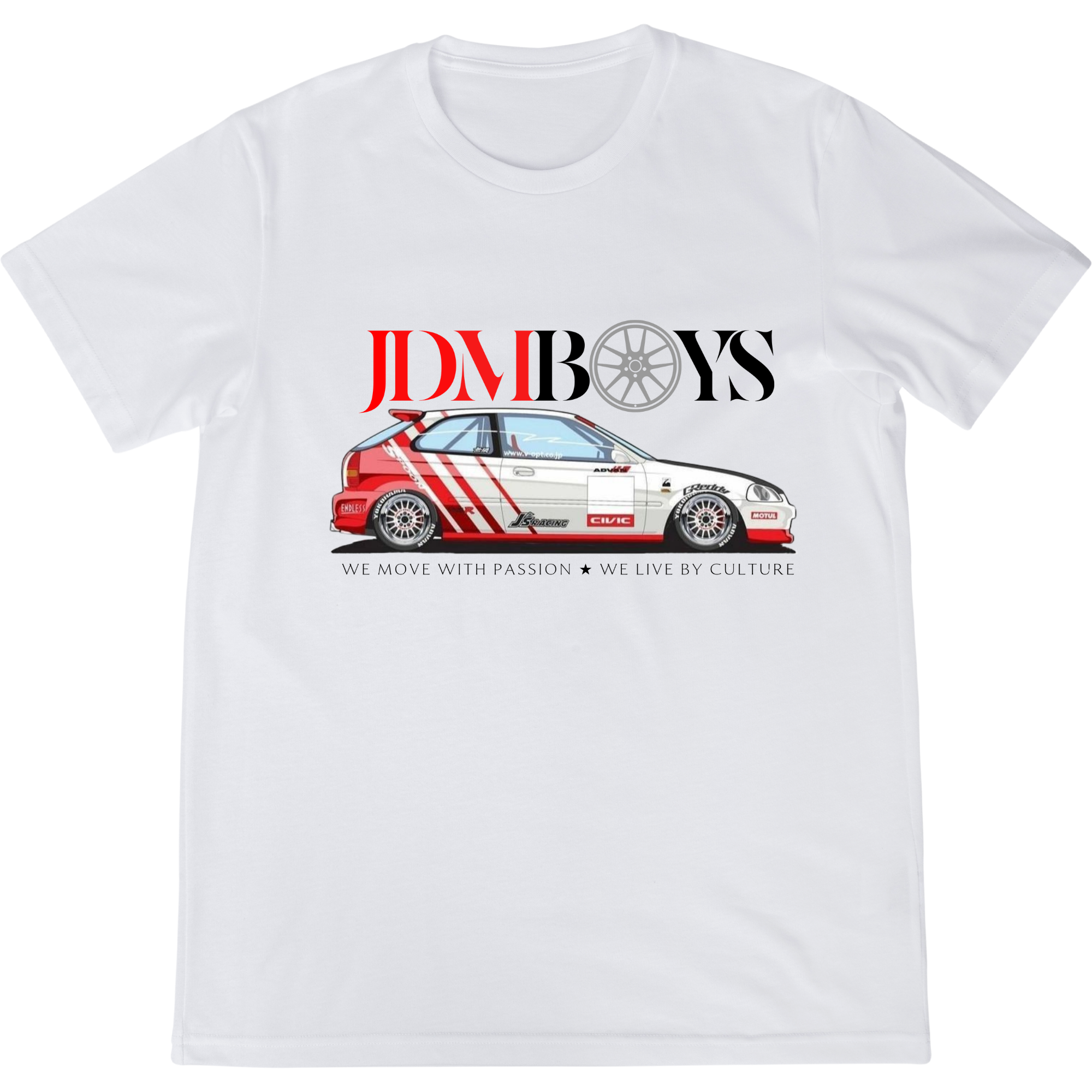 Playera JDMBoys ★ Honda Civic EK Racing